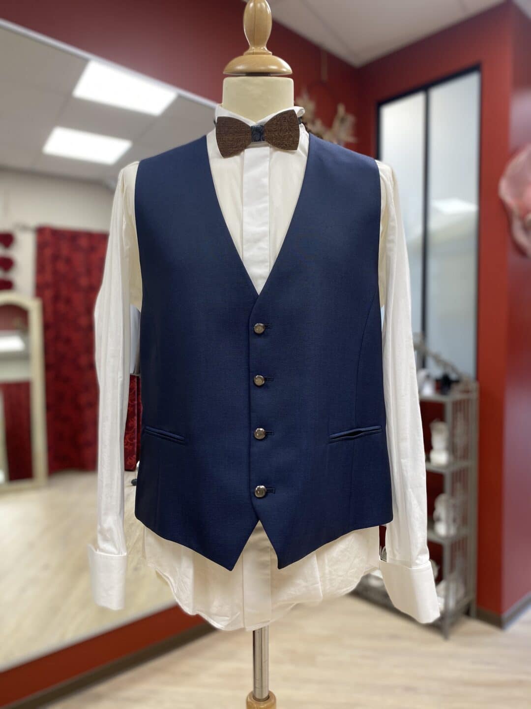 Costume 3 pièces SANDILLON Marine – Image 2