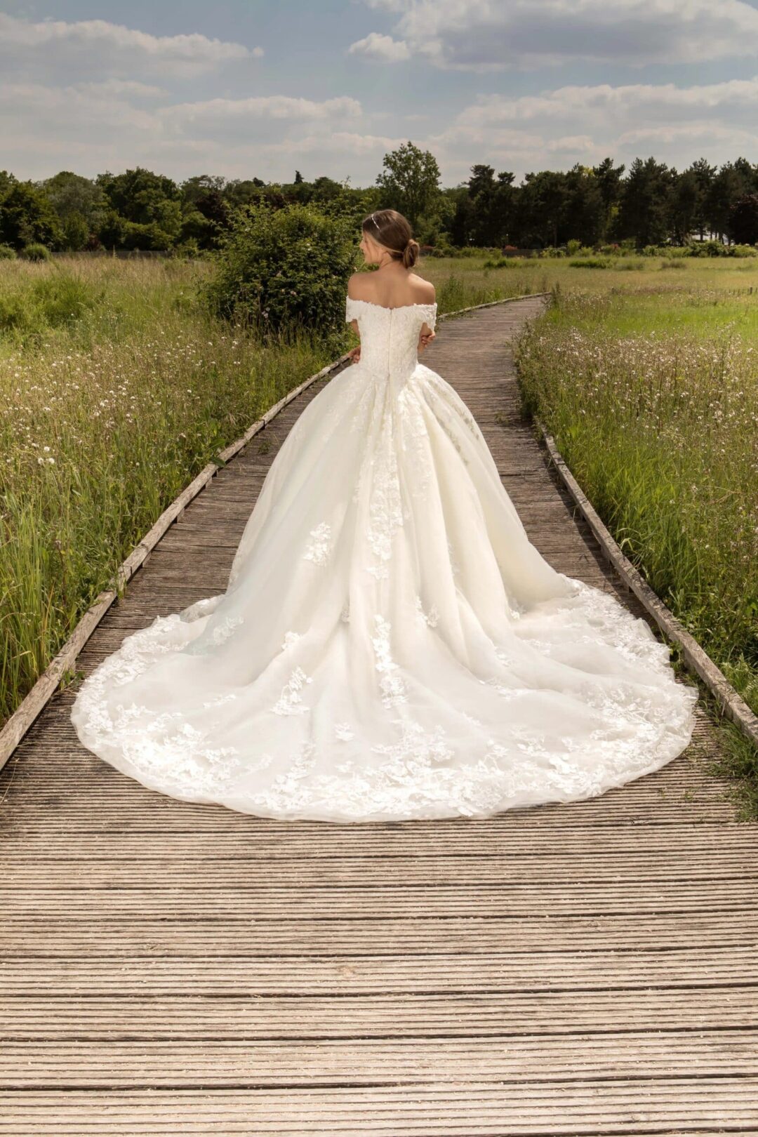 Robe de Mariée TRISSIA épaules nues "princesse" – Image 2