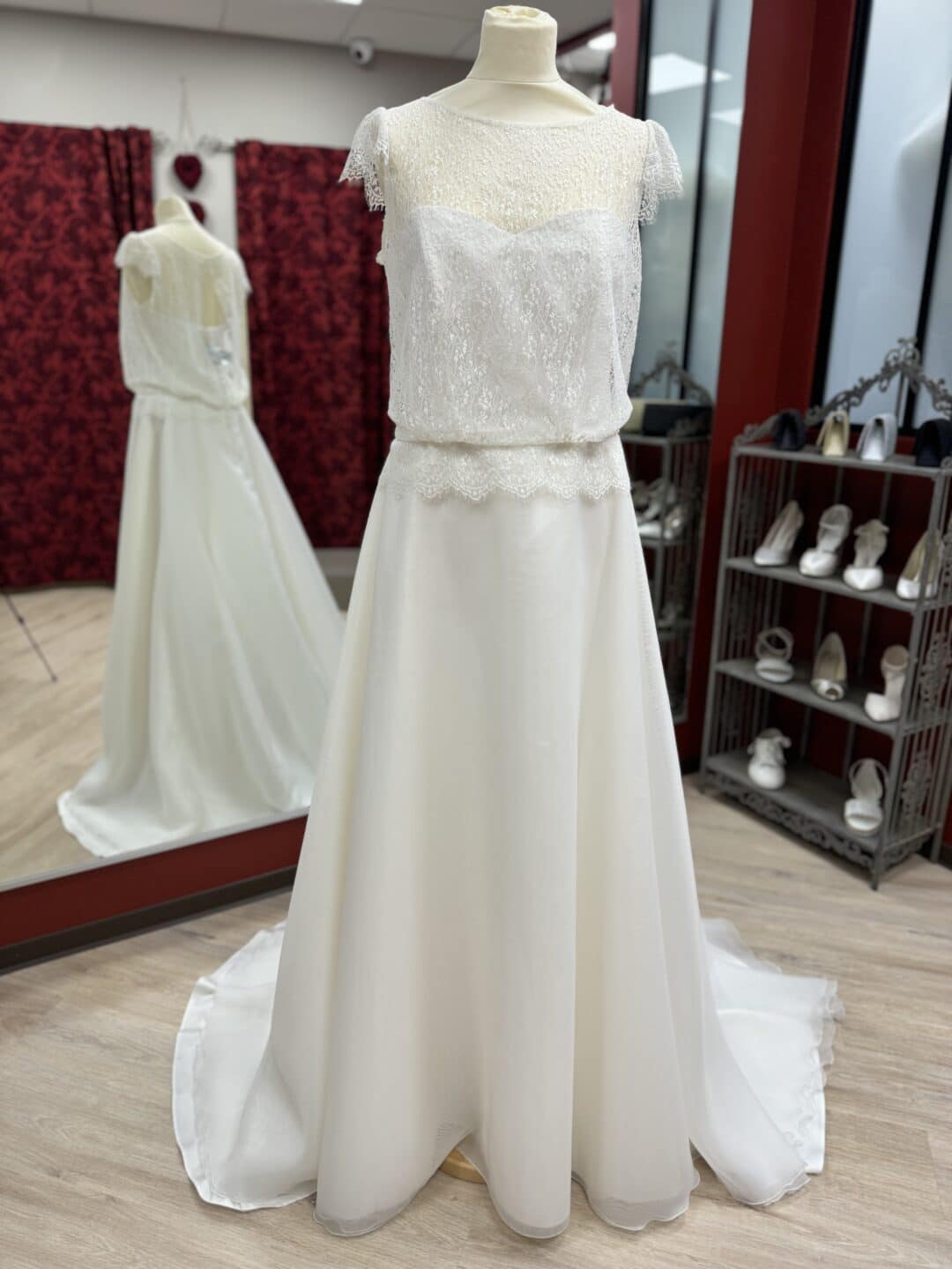 Robe de mariée OTTAWA ORGANZA & DENTELLE