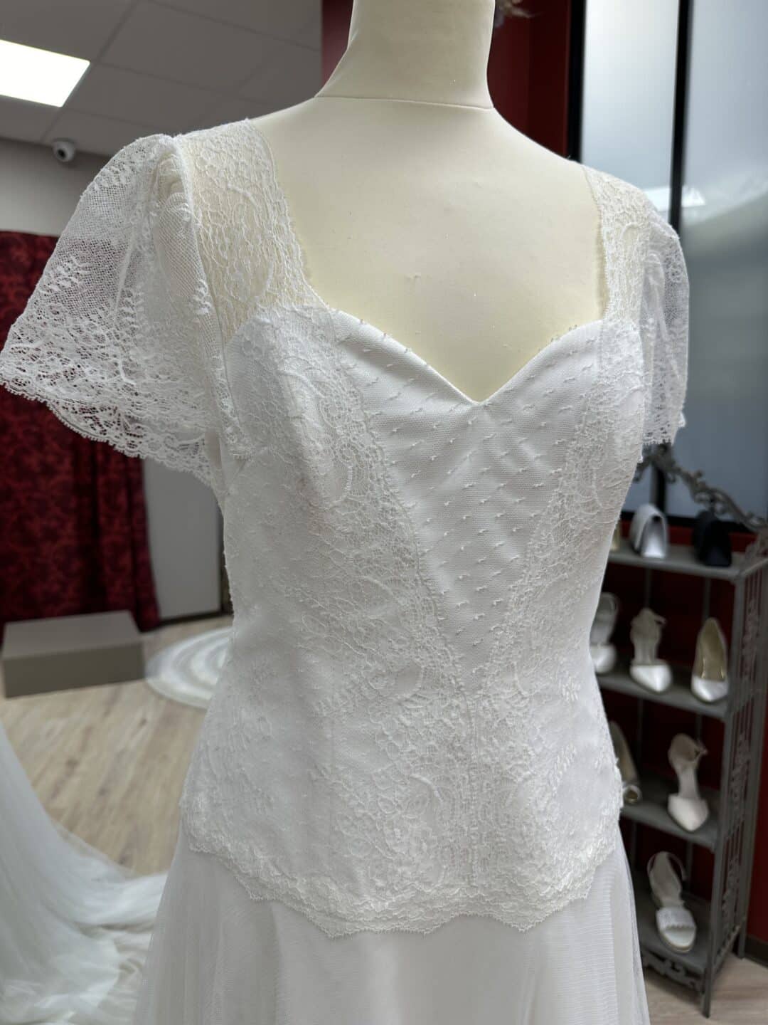 Robe de mariée PANNACOTTA ROBE TULLE SOUPLE – Image 2