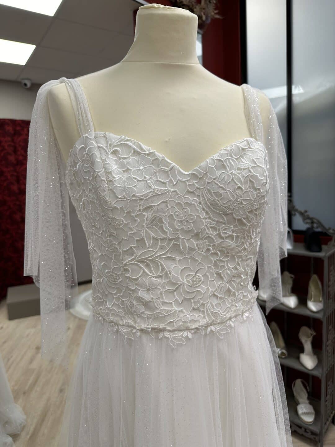 Robe de mariée PAR COEUR ROBE TULLE PAILLETE – Image 2