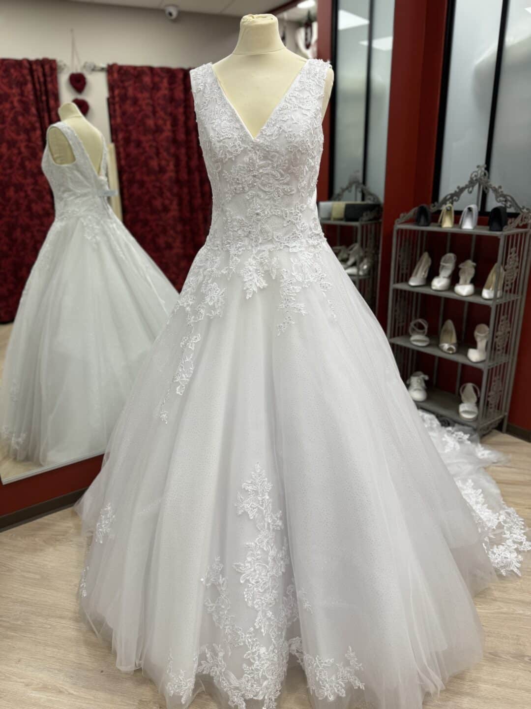 Robe de mariée ROYAUTE + manches